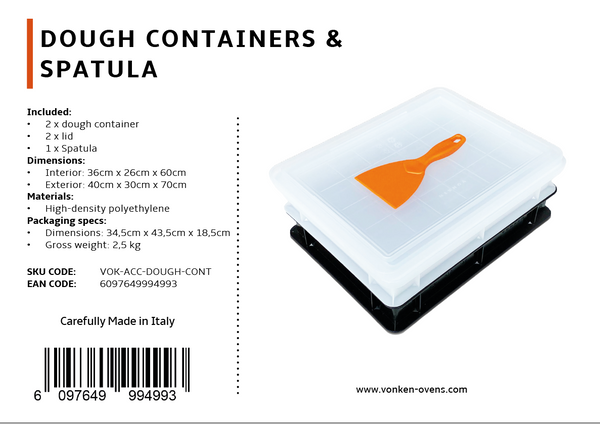 Dough Containers En Spatula